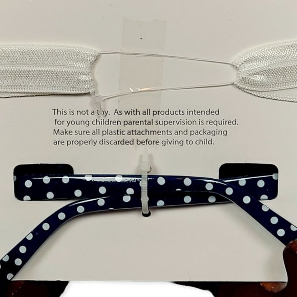 NWT 0-12M GIRL'S PATRIOTIC SUNGLASSES & MATCHING BOW - Picture 6 of 8